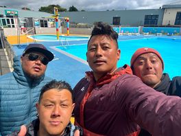 Let’s refresh in the pool.