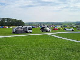 Tent pitches, plenty of space
