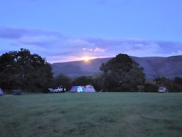 Despite the appearance of this being sunrise this was actually the moon coming up