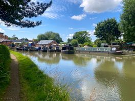 Marina on grand union canal