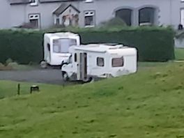 Our van from the field