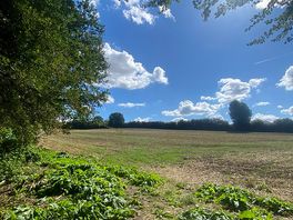 View onto the fields from entrance