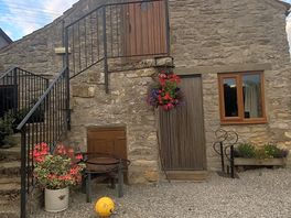 Outside of the barn