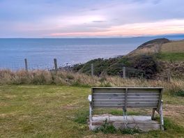 View from top of beach