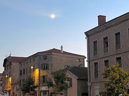 Saint bonnet le chateau at night