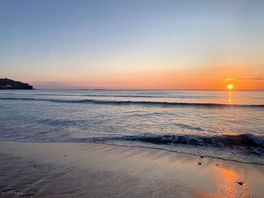 Sunset over sennen cove