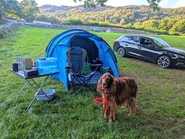 My set-up for the weekend