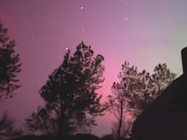 Even had a glimpse of the northern lights through my camera! taken from my tent