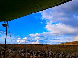 Lovely scenery, on a beautiful campsite