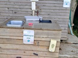 Washing up area
