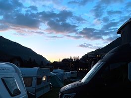 View from tent at night peaceful!!