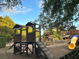 Lovely park on site.
