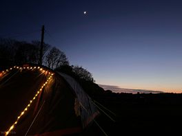 Sunset from pitch 8