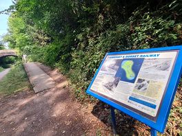 Disused railway walk towards blandford 1