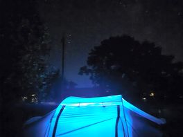 Tent at night when you can see the milkyway