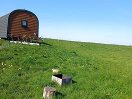 One of the glamping pods