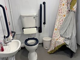 This is the disabled toilet