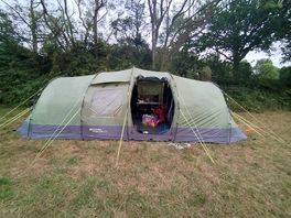 Nicely pitched up in a very spacious field