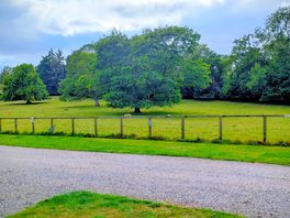 View from the pitch. the tups' summer home.