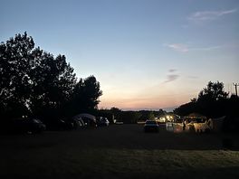 Campsite at night