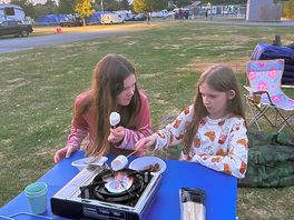 Toasting marshmallows