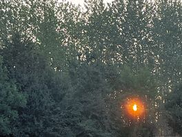 Early evening nightfall