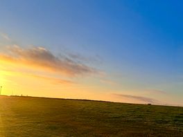 Sunset view from tent.