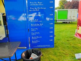 Such lovely people who work on site so helpful but here is a little of what they serve.