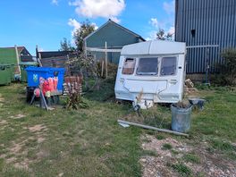 Abandoned caravan