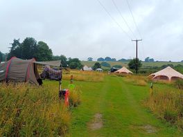 Spacious well kept large figure of 8 type shape of field