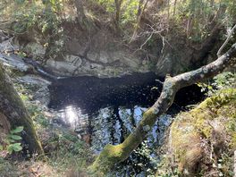 Waterbron achter de camping