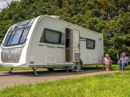 Standard electric hardstanding touring pitch with electric
