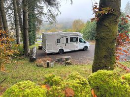 Parked up and ready to settle down for the night