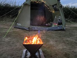 Spacious camping area