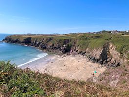 Gorgeous view of the beach