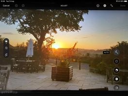 Local pub sunset