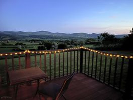Evening view with lights
