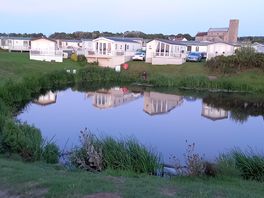 Campsite fishing pond