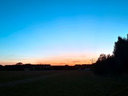 Sunset from our pitch.