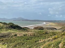 View of second beach from the coastal path