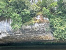 Canoeen op de vezere.