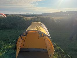 A picture of our tent