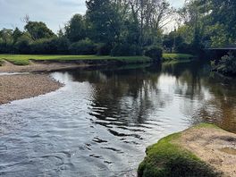 Lovely river near the site.
