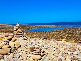 Holy island beach