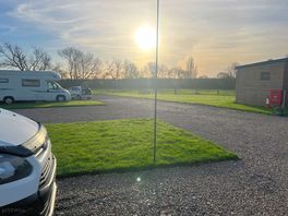 Watching the sun go down.