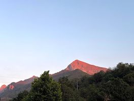 Vista al atardecer