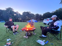 The rentable firepit.
