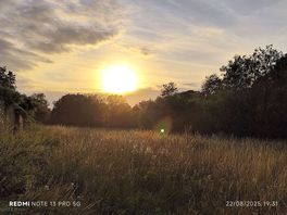 Somerset sunset outside hut