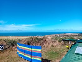 The view looking from our pitch