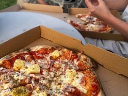 Pizza which is available on most friday and saturdays